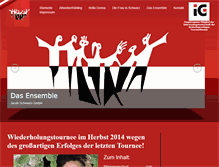 Tablet Screenshot of das-ensemble.de